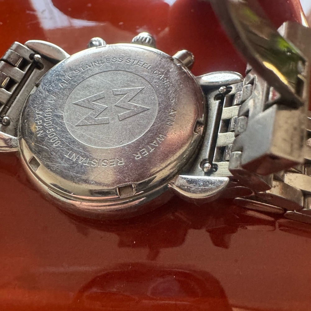 Michele CSX Diamond chronograph stainless steel watch - Picture 5 of 5